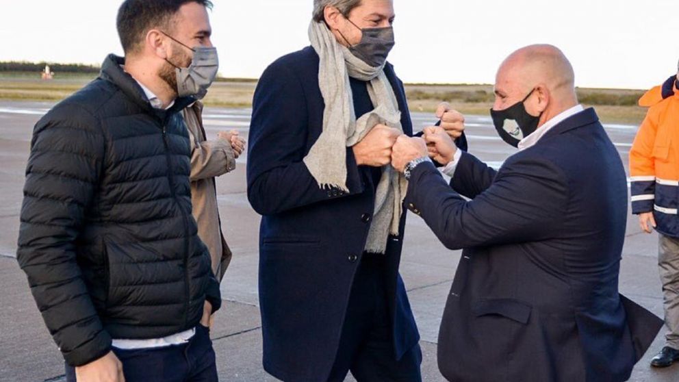 Matías Lammens visitó Puerto Madryn, donde llevó adelante una intensa agenda.