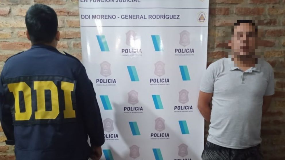 Este es el individuo que fue apresado en San Miguel por los efectivos policiales.