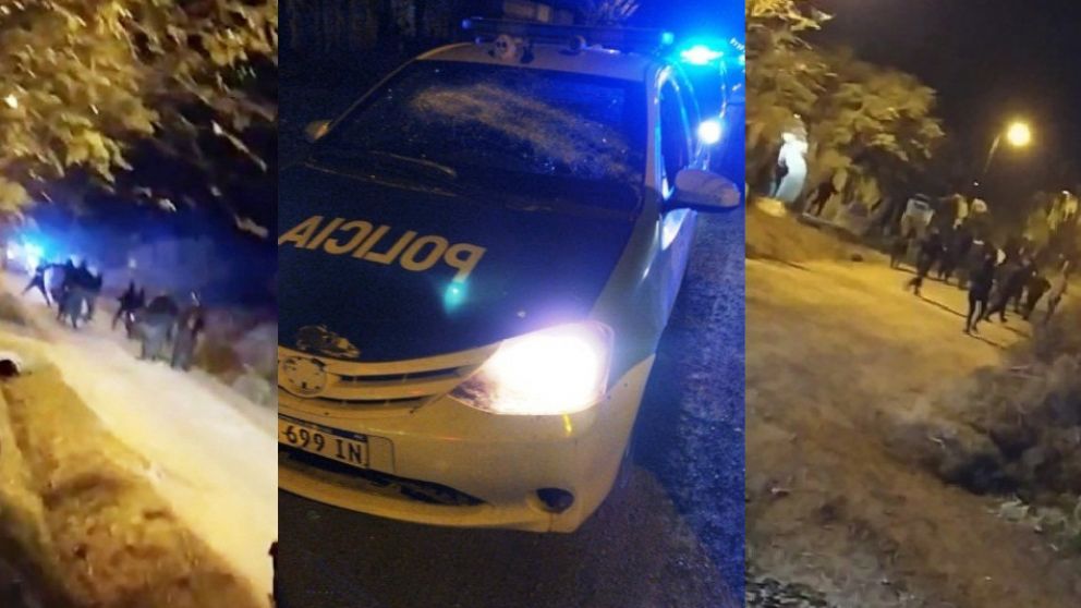 Los efectivos llegaron por la noche, luego de recibir varias denuncias al 911.