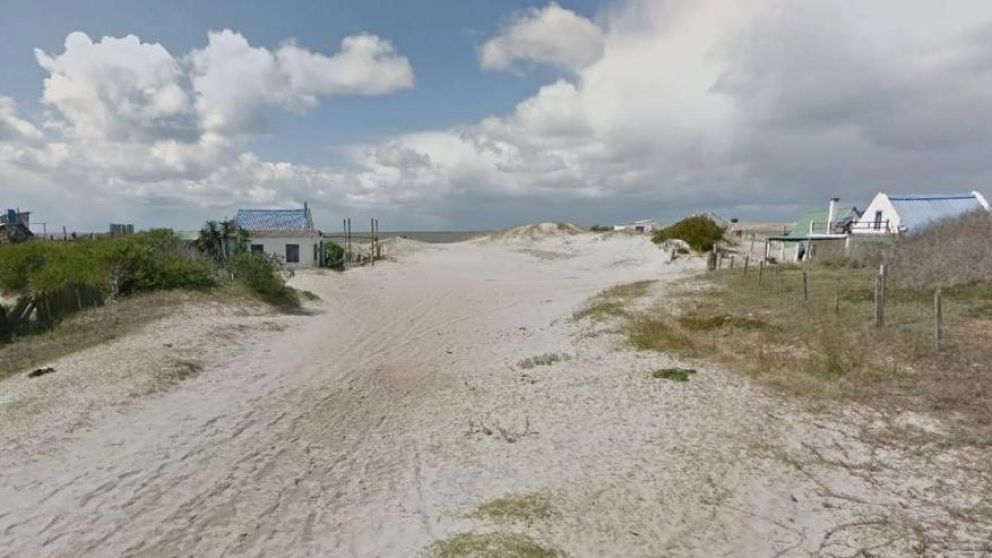 El�balneario de Barra de Valizas (Google Street View).