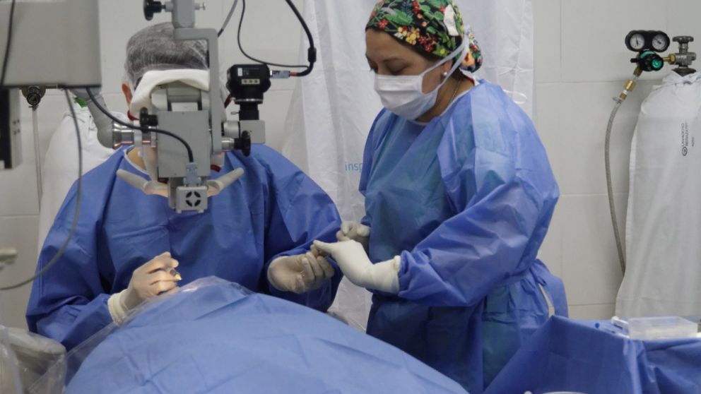 Otro trasplante de córnea en el Centro Oftalmológico Municipal.