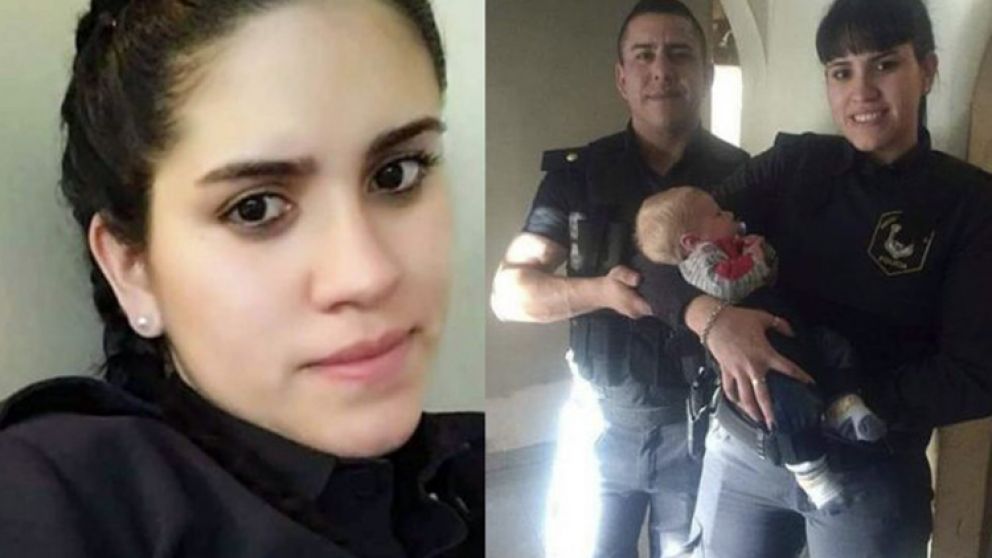 Espíndola, Altamirano y el hijo que tenían en común.