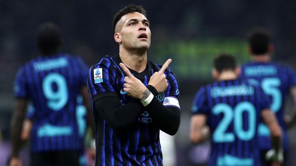 Lautaro Martínez convirtió y el Inter destrozó al Como de Nico Paz por la Serie A