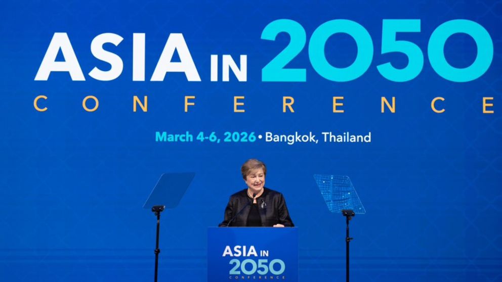 Kristalina Georgieva expuso en la conferencia "Asia en 2025".
