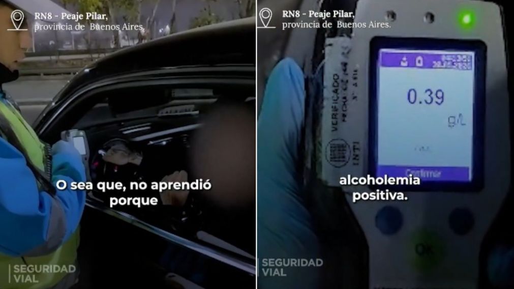 La insólita excusa de un condenado por manejar borracho tras dar nuevamente positivo en alcoholemia.