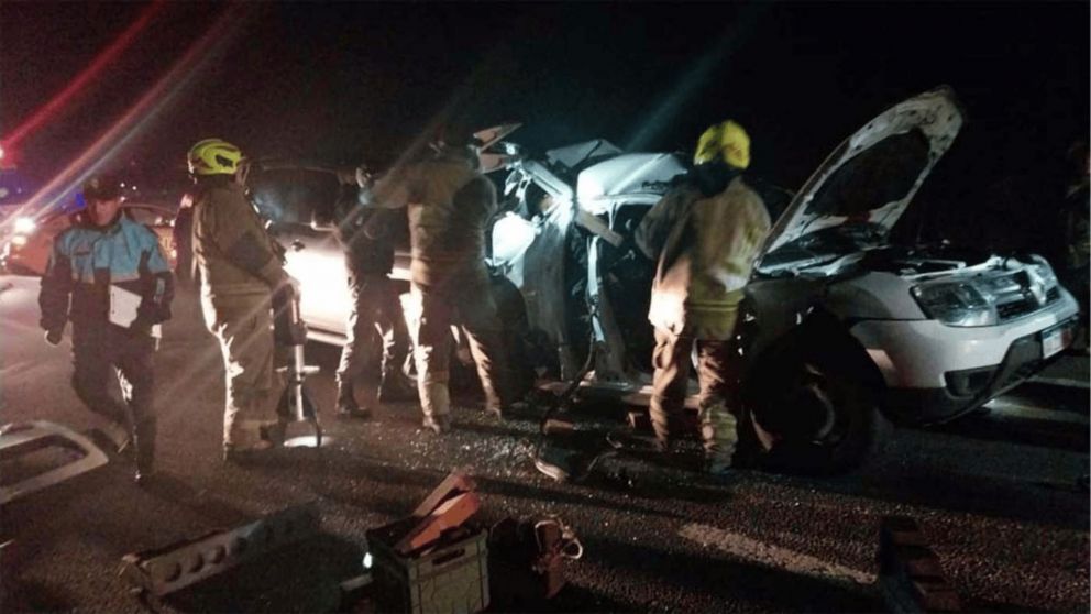 El siniestro ocurri� en la Ruta 205 y dej� dos muertos y un herido grave. El responsable manejaba alcoholizado y fue imputado (Imagen: InfoCa�uelas).