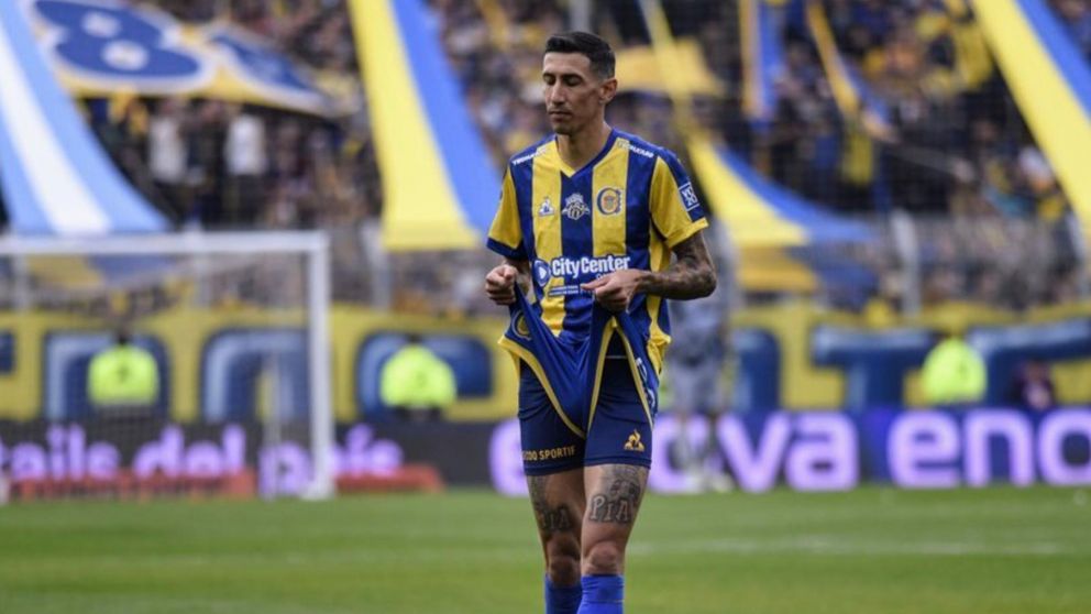 Di Mar�a fue contundente sobre el pol�mico pasillo de espaldas de Estudiantes a Rosario Central: "Eso es cosa..."