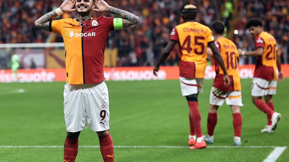 Mauro Icardi hizo un gol y Galatasaray venció a Elfsborg en un partidazo por la Europa League