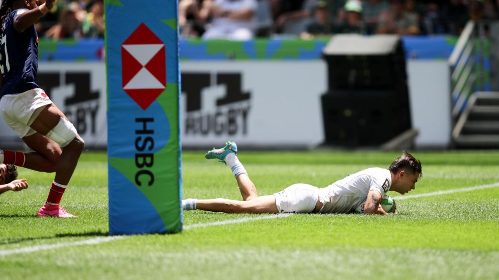 Seven de Ciudad del Cabo: Los Pumas le ganaron a Francia y avanzaron a cuartos