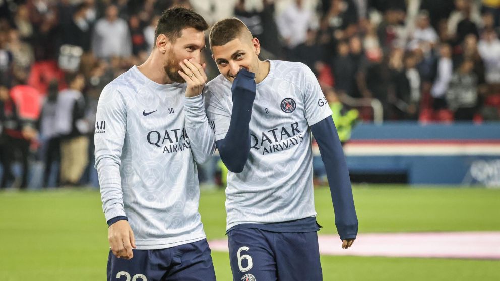 Verratti quiere seguir jugando con Messi pero no en el PSG
