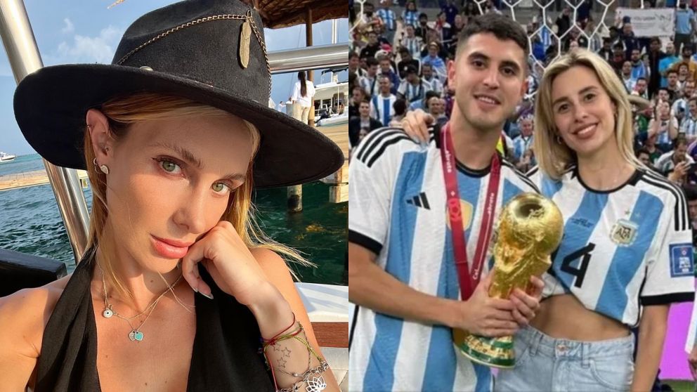 Habló la presunta amante de Exequiel Palacios (Instagram/@rohrabar_ y web).