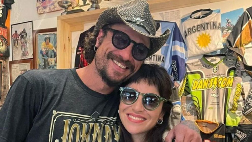 Gianinna Maradona y Daniel Osvaldo.