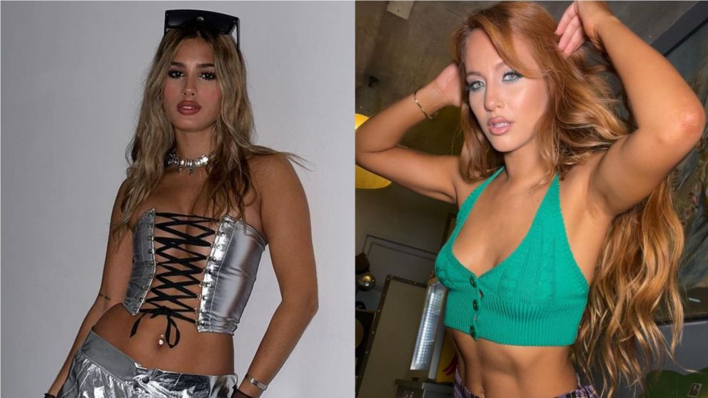 Julieta Poggio y Flor Vigna.