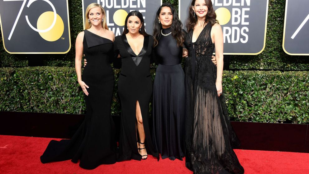 Negro fue el "dress code" de la campa�a "Time's Up"