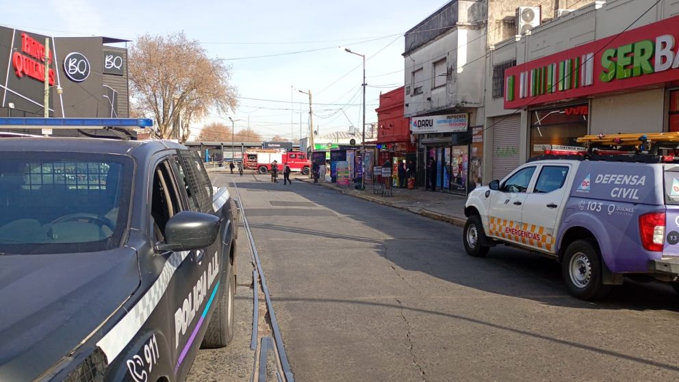 Pánico en pleno centro: fuga de gas obligó a evacuar una obra y generó alarma