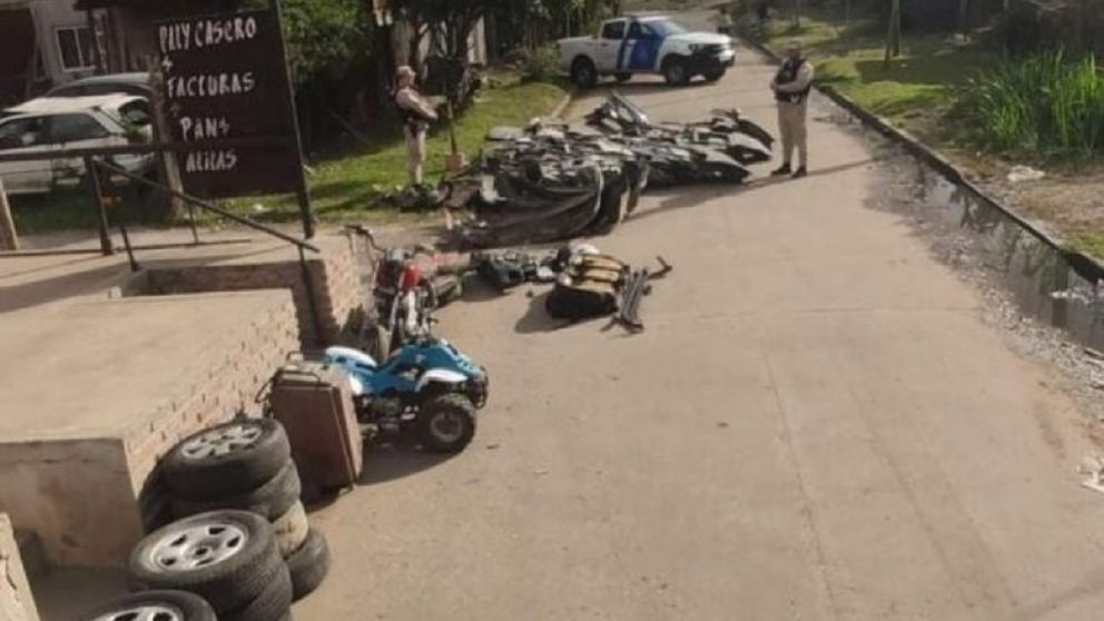 Detienen a dos sujetos por desarmadero ilegal en la Ribera de Quilmes