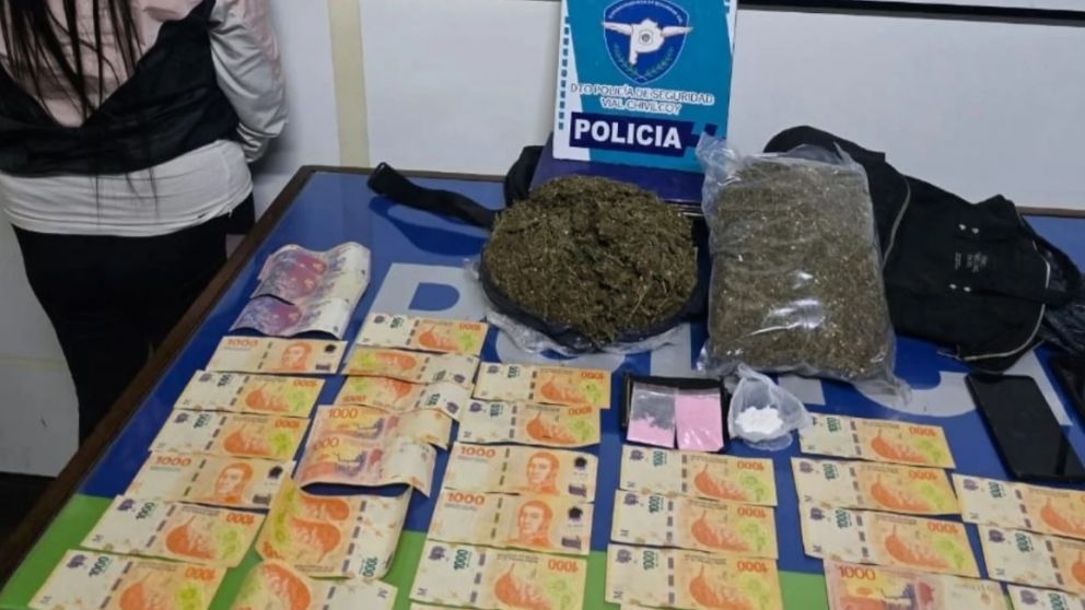 La detuvieron en Chivilcoy con 2 kilos de marihuana y fue trasladada a Quilmes