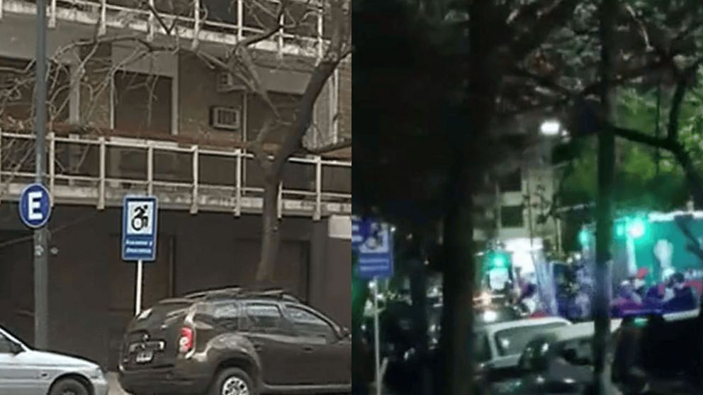 Tras una negociación de 2 horas, la policía rescató al bebé de 9 meses en Flores, donde su madre se atrincheró tras agredir a su pareja (Imagen captura).