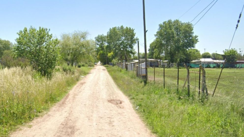 En este barrio encontraron el cuerpo de Ariel Toledo González (Google Street View).