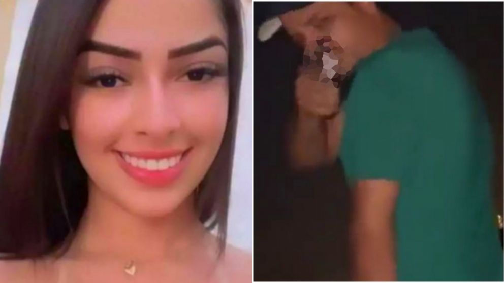 Una mujer grabó el momento en el que su novio le disparó con un arma (Captura de video).