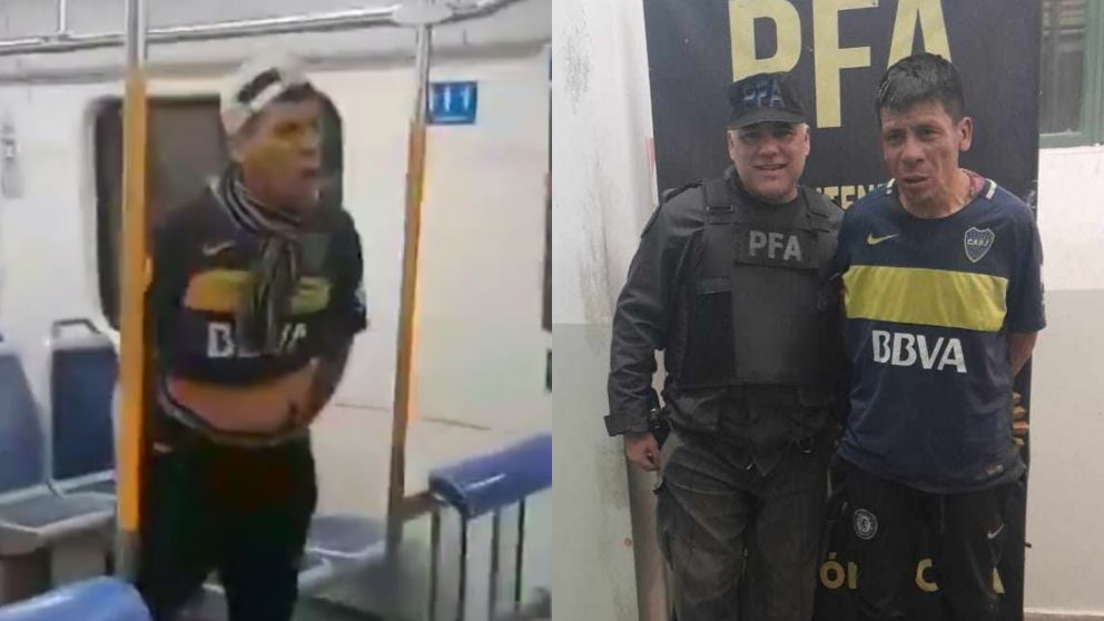El agresor se resistió a ser detenido en la formación del tren Roca.