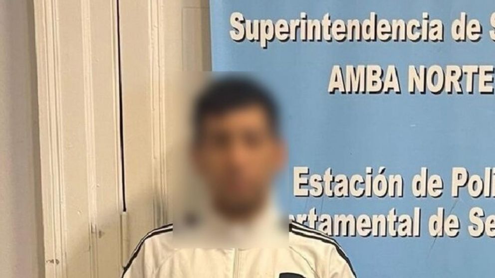 Este es el sujeto que fue apresado por las autoridades.