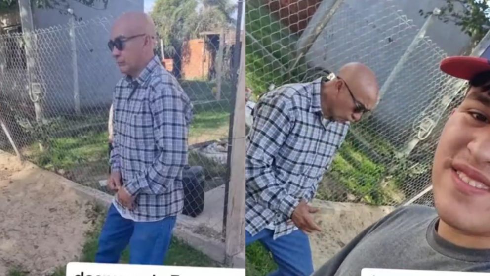 Se caracterizó como el "Indio" Solari y el video causó furor en TikTok.