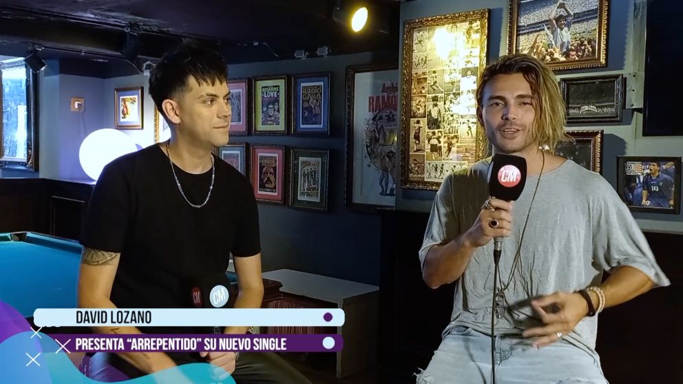 David Lozano hablando con Valentín Samson en CM Xpress
