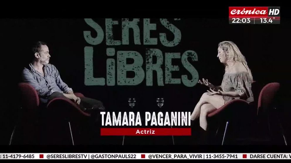 Tamara Paganini habló sobre sus adicciones.