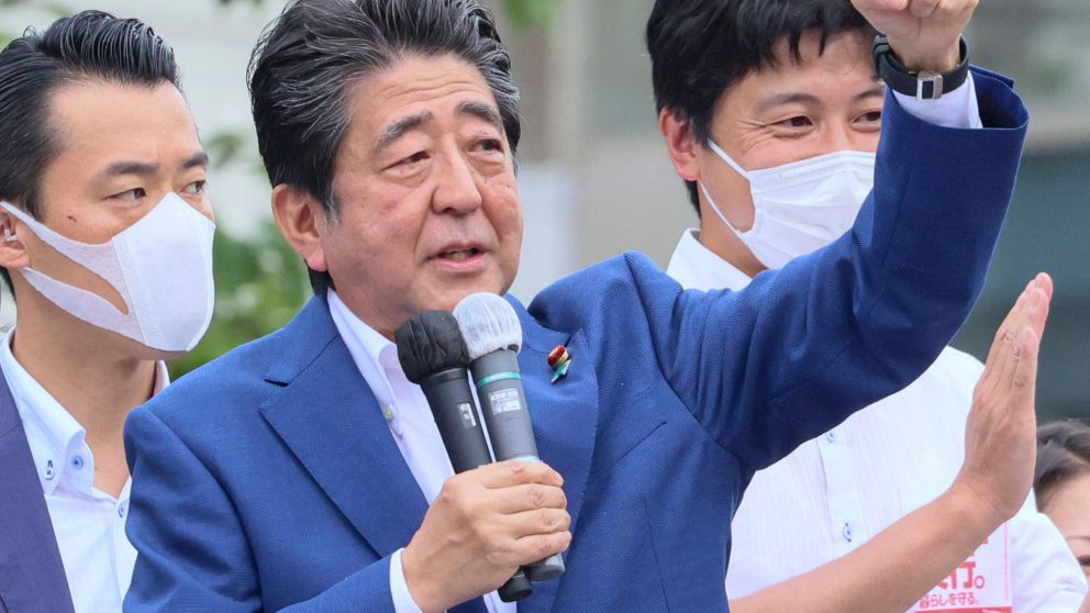 Shinzo Abe estaba dando un discurso al momento de recibir el disparo (T�lam).