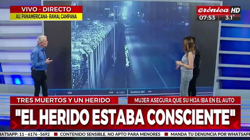 Trágica madrugada en la Autopista Panamericana (Crónica HD).
