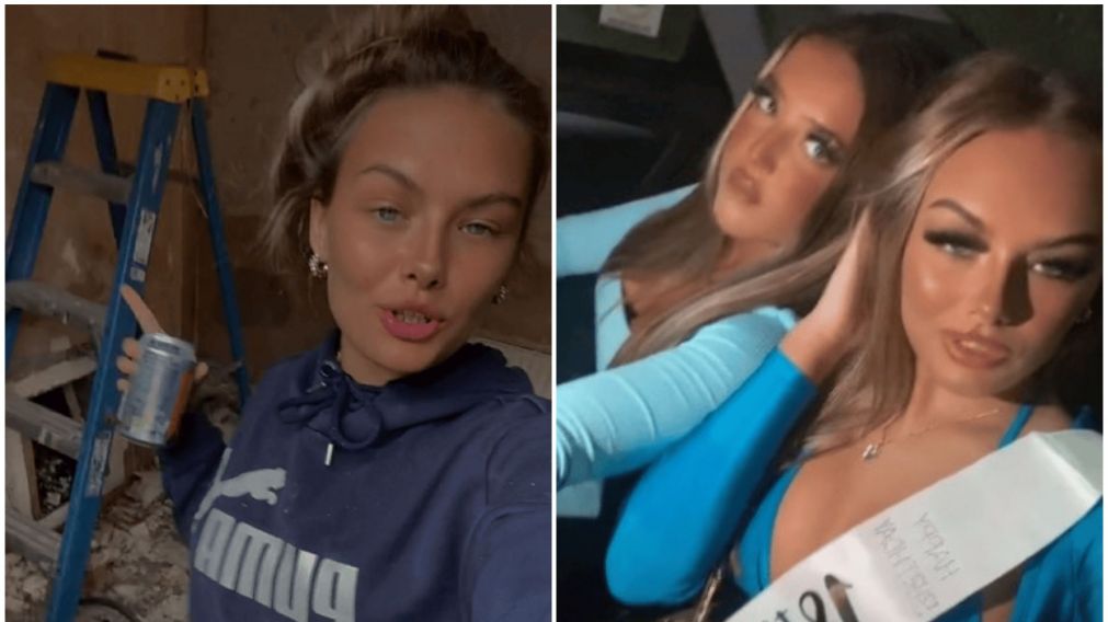 Joven modelo se volvió viral en TikTok por su deseo de ser albañil (TikTok/francescagraceh).