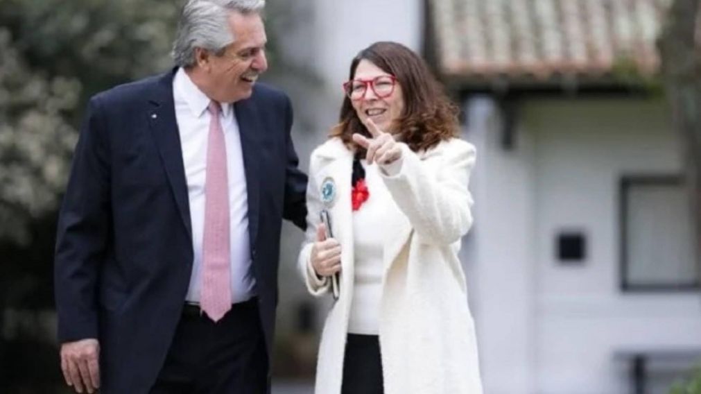 Alberto Fernández se reunió con Silvina Batakis en Casa de Gobierno.