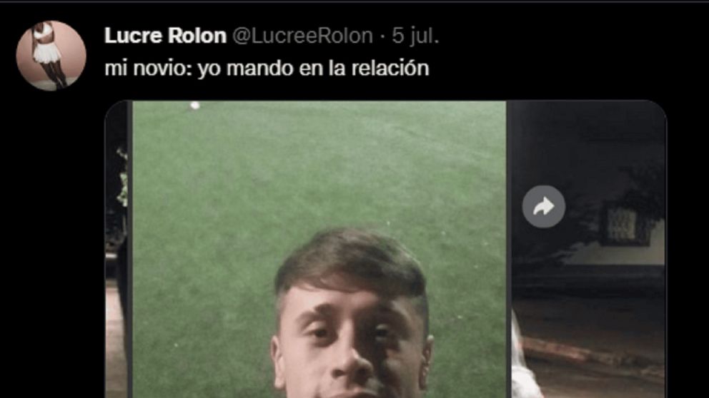 Trató de pollerudo a su novio y generó polémica en Twitter.