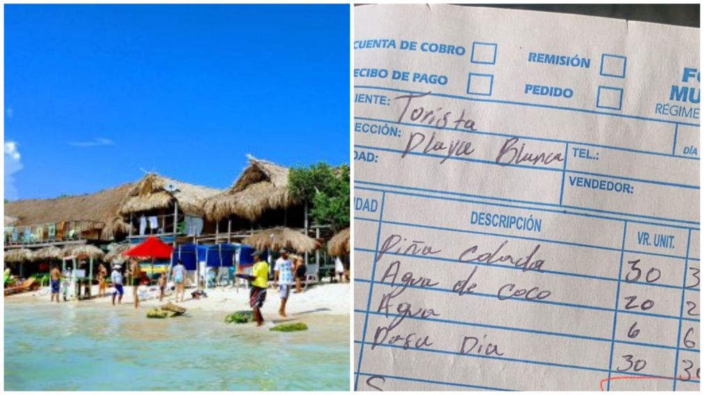 Las j�venes turistas quedaron indignadas con el ticket.
