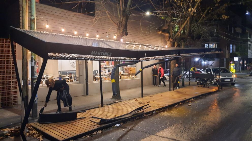 La lluvia y el horario del accidente evit� una tragedia