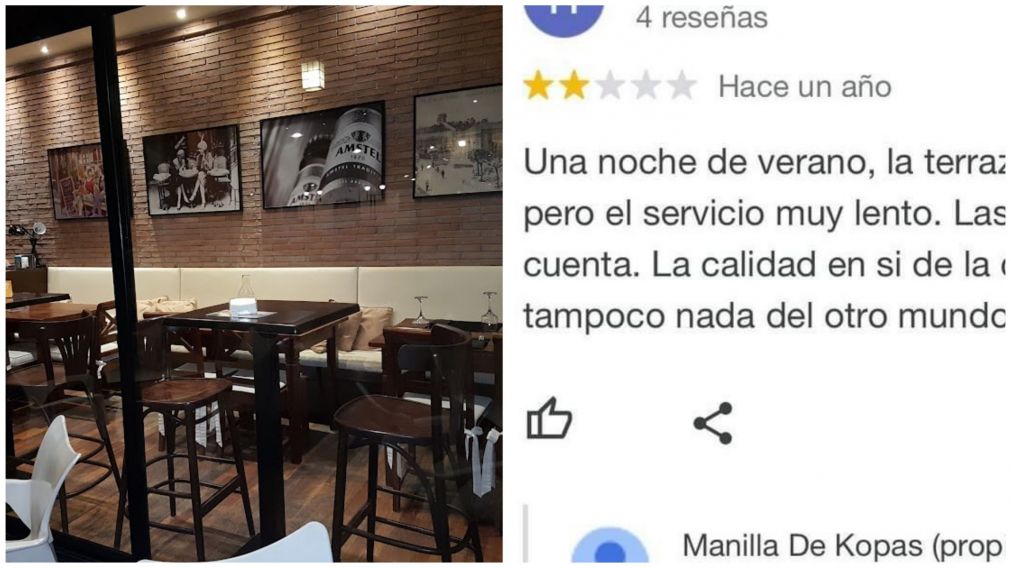 El dueño "con pocas pulgas" de un restaurante se volvió viral en Twitter.