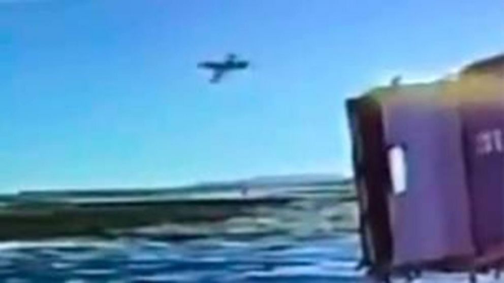 El avión sanitario logró despegar y momentos después se produjo la trágica caída.