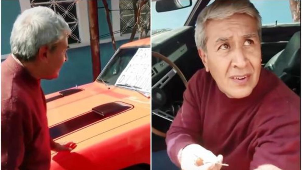 Un joven se recibió y tuvo un gesto emocionante con su papá que se volvió viral (Imagen captura vídeo).