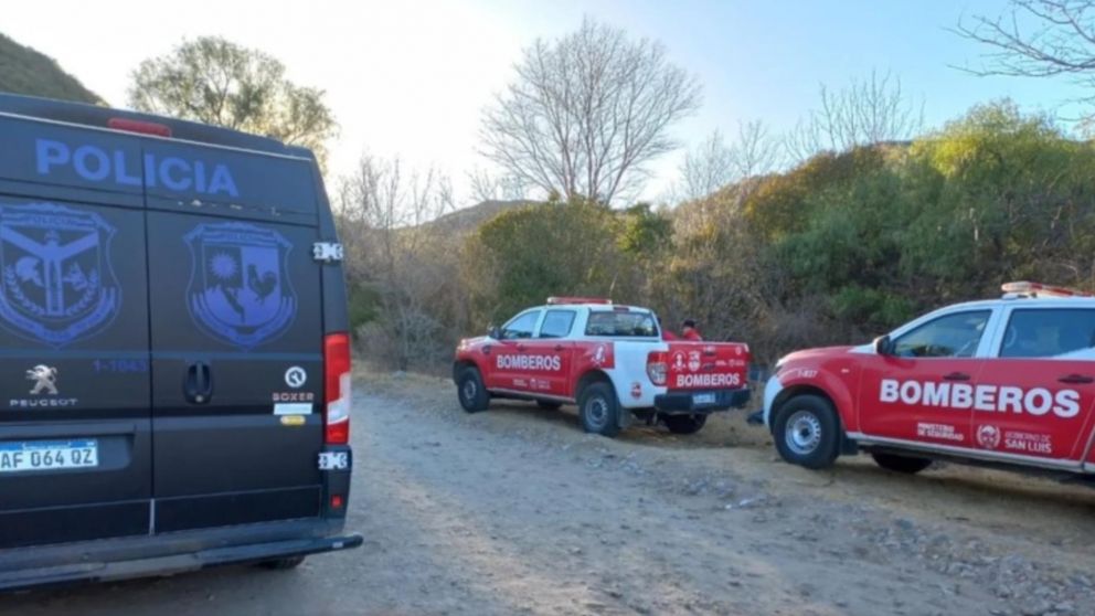 El lugar en el que el joven dijo que mató y enterró los restos de Guadalupe Lucero (Gentileza FMRadioLafinur.com).
