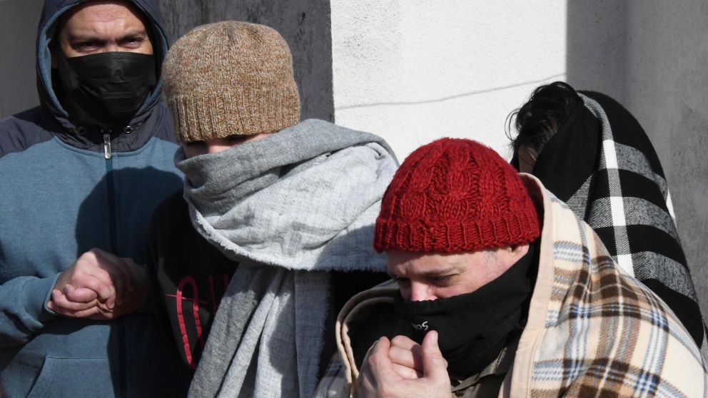 Jornada fr�a en la ciudad de Buenos Aires y alrededores (Carlos Ventura/Cr�nica).