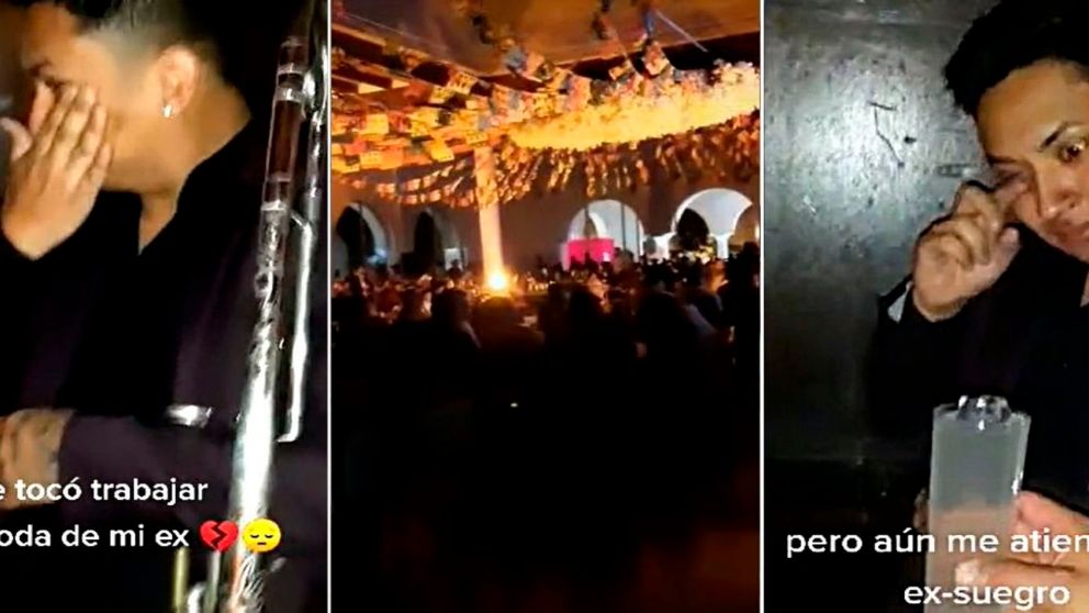 Es músico, tocó en el casamiento de su ex y su suegro lo atendió mientras se ahogaba en llanto.