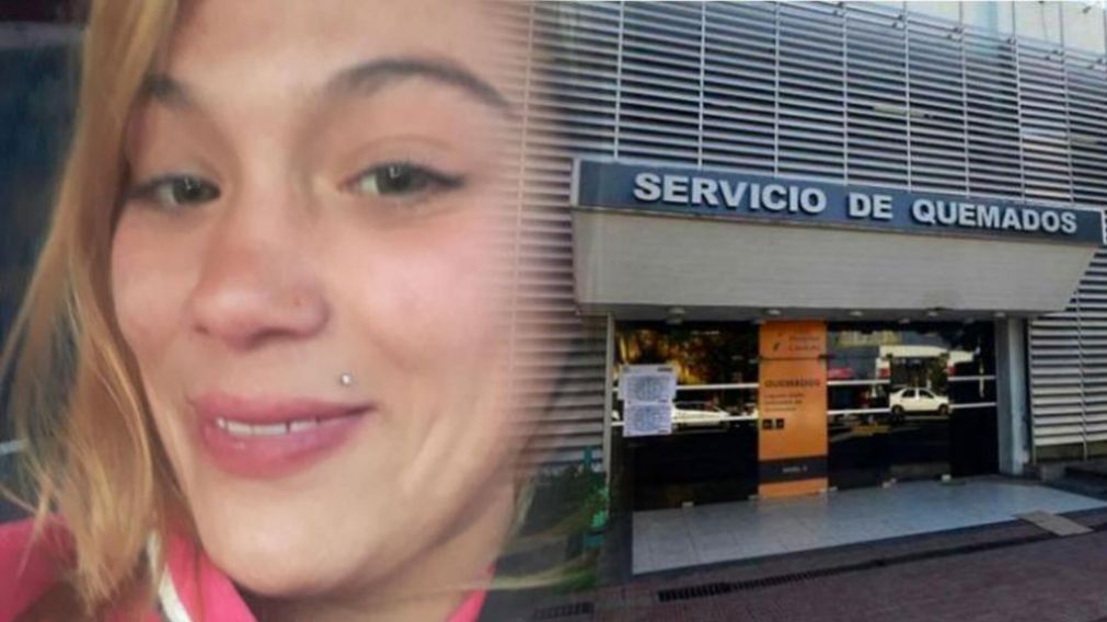 La víctima, identificada como Yamila Ayelén Herter, murió en el Instituto del Quemado, donde había sido trasladada.