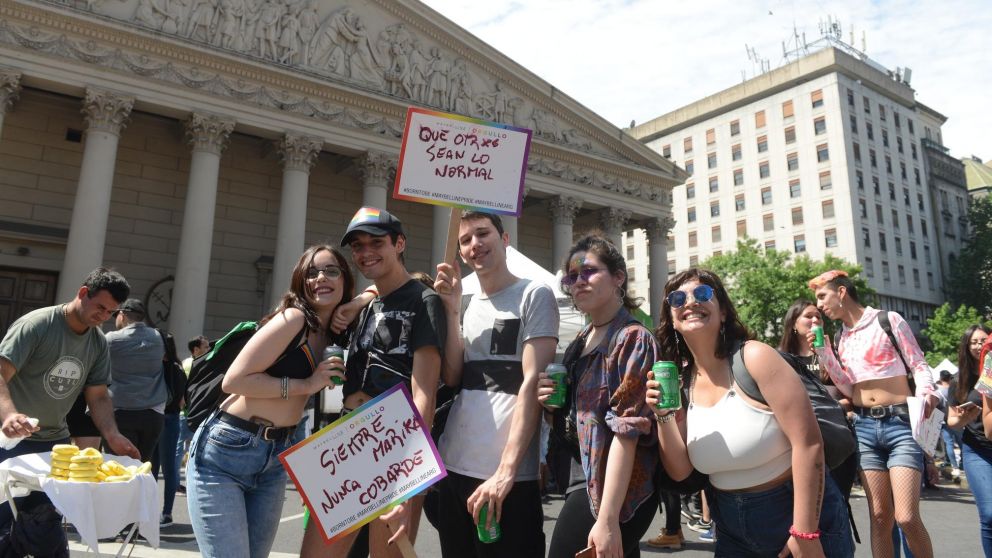 La Marcha del Orgullo Gay se realizará por la tarde (Hernán Nersesian/Crónica).
