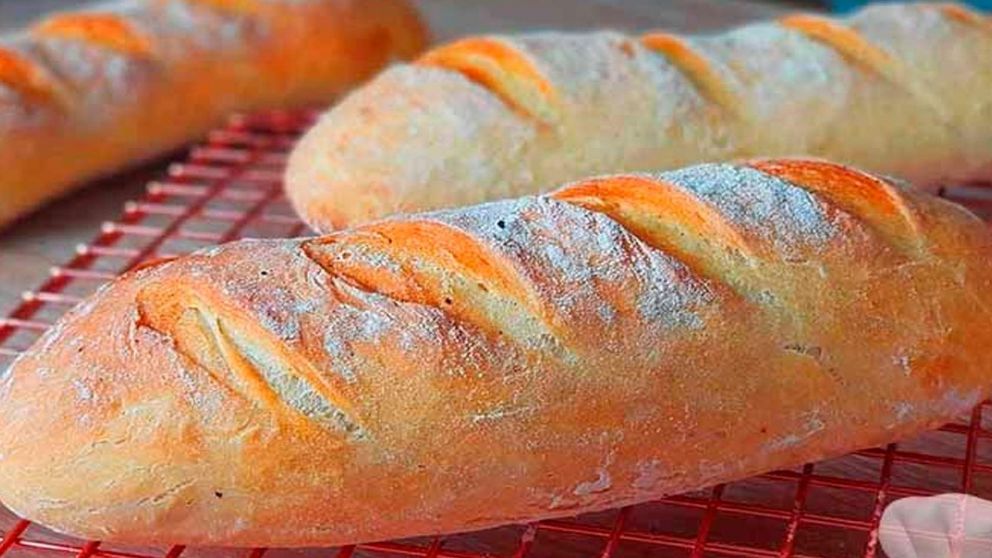 Receta de pan casero: crujiente por fuera, esponjoso por dentro y exquisito.