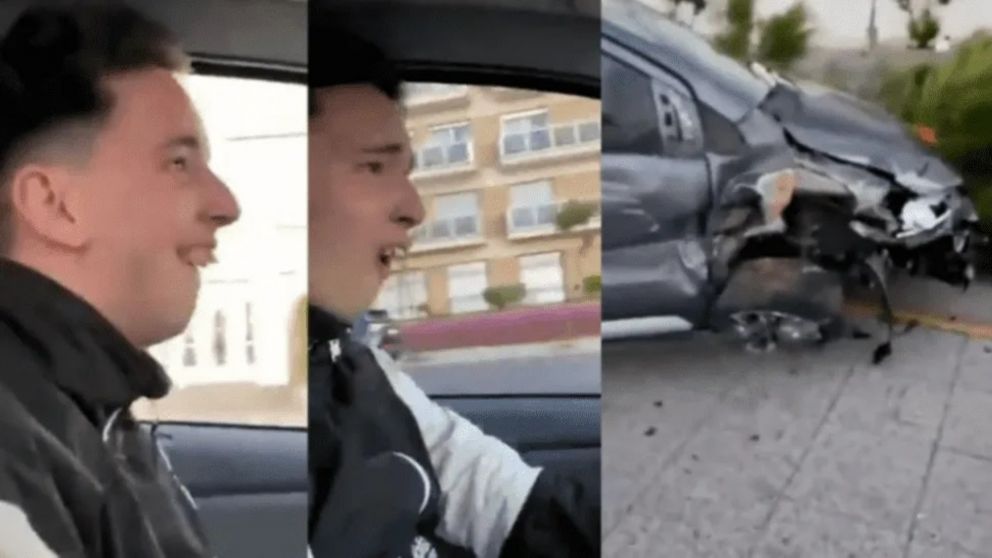 Ignacio "Diente" Arostegui y su choque en Mar del Plata.
