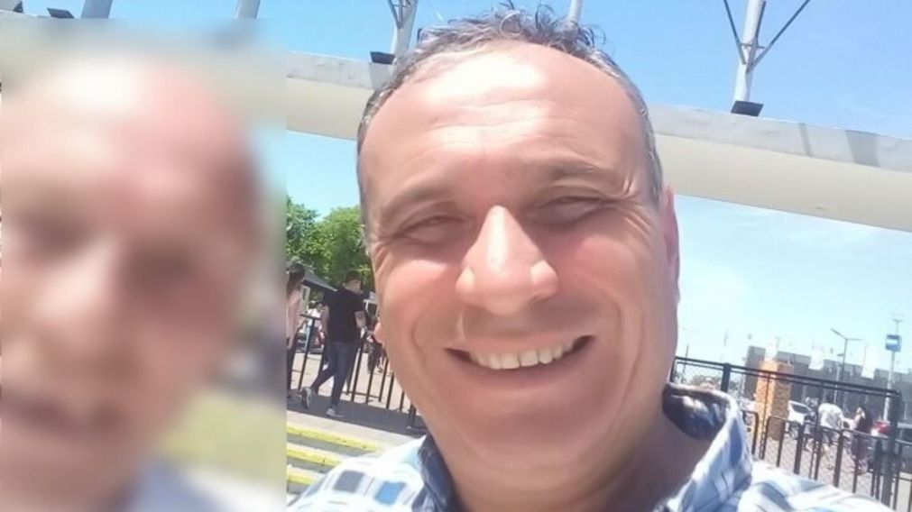Este es el jefe policial retirado Jorge Aníbal Aliano, quien fue agredido por hampones.