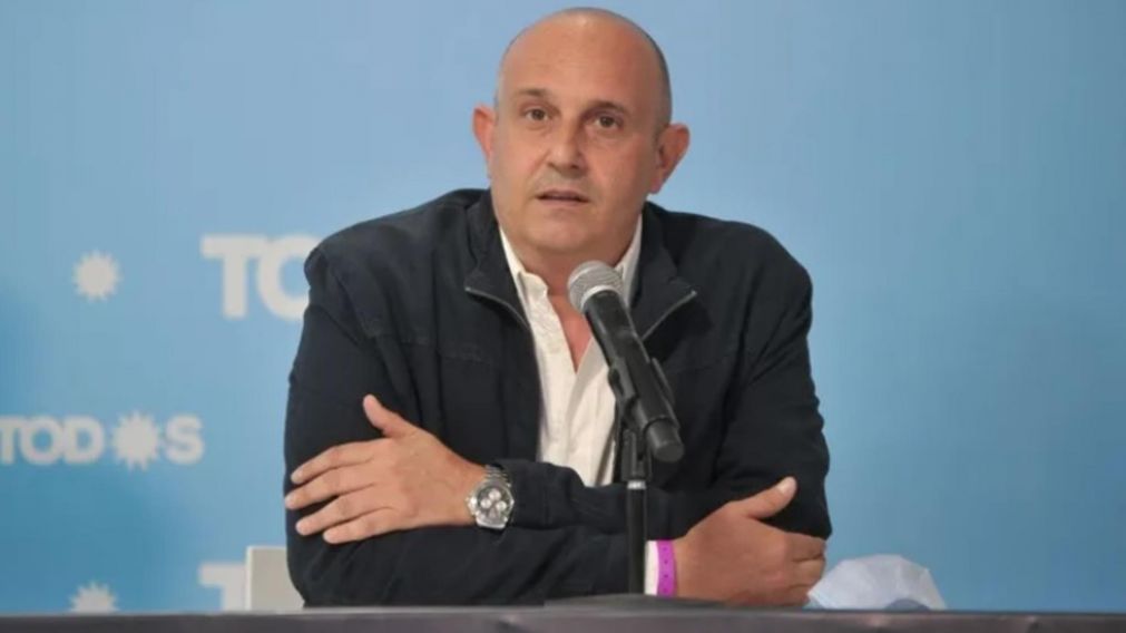 Alexis Guerrera, el ministro de Transporte, habl� tras las protestas por la escasez de gasoil (Gentileza Frente de Todos).