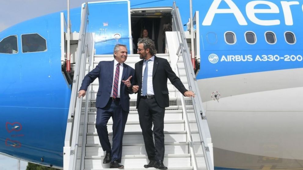 Alberto Fern�ndez parte este s�bado rumbo a Alemania junto a Santiago Cafiero (Archivo).