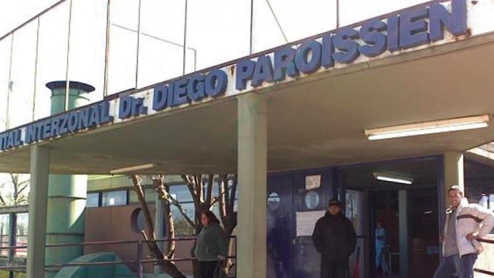 El delincuente estaba internado en el Hospital de Agudos Paroissien.